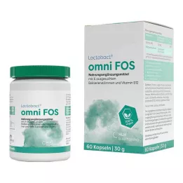 LACTOBACT omni FOS gastro-resistente kapsler, 60 stk