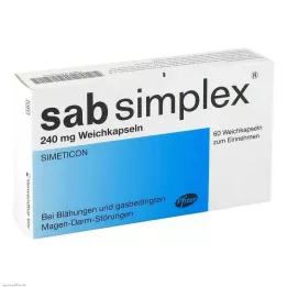 SAB simplex 240 mg bløde kapsler, 60 stk