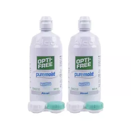 OPTI-FREE PureMoist multifunktionel desinfektionsopløsning, 2x300 ml