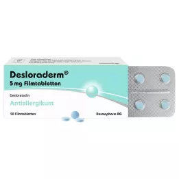 DESLORADERM 5 mg filmovertrukne tabletter, 50 stk