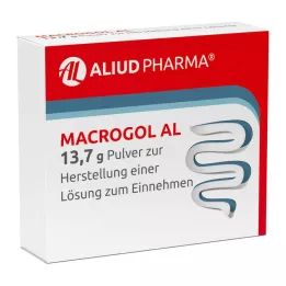 MACROGOL AL 13,7 g pulver til oral opløsning, 10 stk