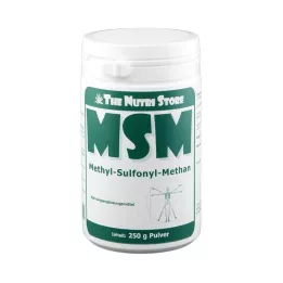 MSM 100 % rent Methyl Sulfonyl Methan pulver, 250 g