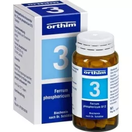 BIOCHEMIE Orthim 3 Ferrum phosphoricum D 12 tabletter, 100 stk