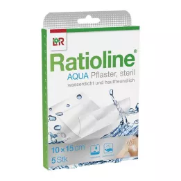 RATIOLINE aqua shower gips Plus 10x15 cm steril, 5 stk