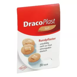 DRACOPLAST Blød gips 2,2 cm rund hudvenlig, 20 stk