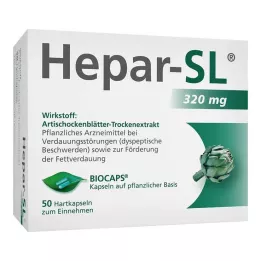 HEPAR-SL 320 mg hårde kapsler, 50 stk