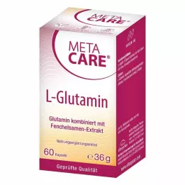 META-CARE L-Glutamin kapsler, 60 stk