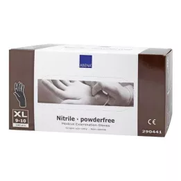 NITRIL Handsker pudderfri x-large sorte, 180 stk