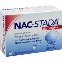 NAC STADA akut 600 mg brusetabletter, 20 stk