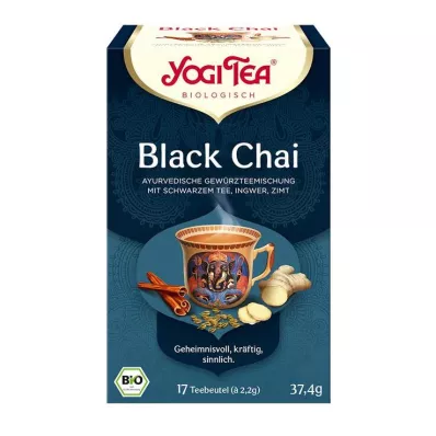 YOGI TEA Sorte Chai økologiske filterposer, 17X2,2 g