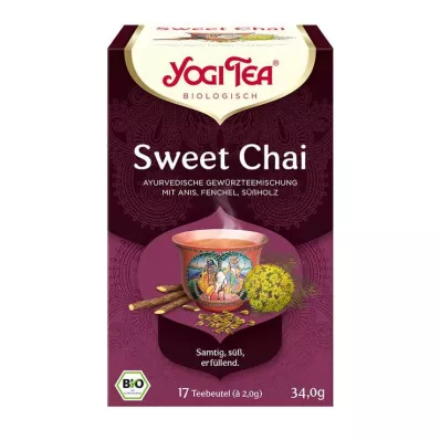 YOGI TEA Sweet Chai økologiske filterposer, 17X2,0 g