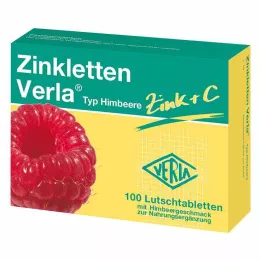 ZINKLETTEN Verla hindbærpastiller, 100 stk