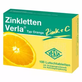 ZINKLETTEN Verla Orange sugetabletter, 100 stk