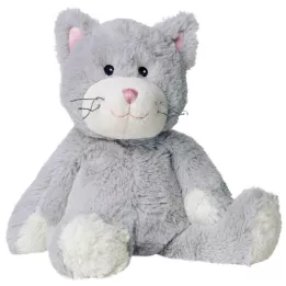 WÄRME STOFFTIER Kat grå, 1 stk
