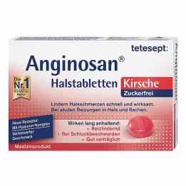 TETESEPT Anginosan halspastiller sukkerfri kirsebær, 20 stk