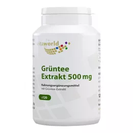 GRÜNTEE EXTRAKT 500 mg kapsler, 120 stk