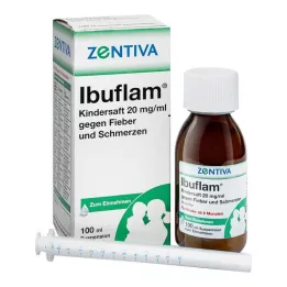 IBUFLAM Børnesirup 20mg/ml mod feber og smerter, 100 ml
