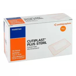 CUTIPLAST Plus steril 5x7 cm bandage, 110 stk