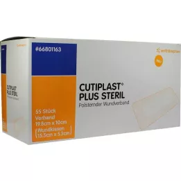 CUTIPLAST Plus steril 10x19,8 cm bandage, 55 stk