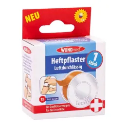 Klæbende gipstekstil 5mx2,5cm, 1 stk