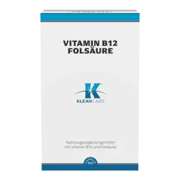 Vitamin B12 + folinsyre kapsler, 100 stk