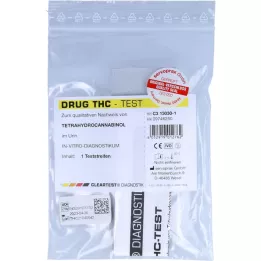 CLEARTEST Lægemiddeltest THC Teststrimler, 1 stk