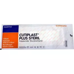 CUTIPLAST Plus steril 10x29,8 cm bandage, 1 stk