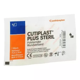 CUTIPLAST Plus steril 5x7 cm bandage, 1 stk