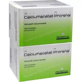 CALCIUMACETAT PRORENAL 500 mg filmovertrukne tabletter, 200 stk