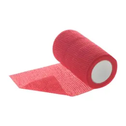 Dracoelfi haft farvefikseringsbandage 4mx6cm rød, 1 stk