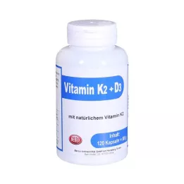 VITAMIN K2+D3 Berco kapsler, 120 stk