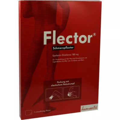 FLECTOR Smerteplaster + elastiske netstrømper, 2 stk