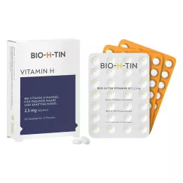 BIO-H-TIN Vitamin H 2,5 mg til 12 ugers tabletter, 84 stk