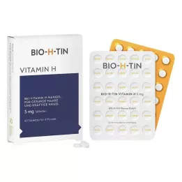 BIO-H-TIN Vitamin H 5 mg til 4 måneders tabletter, 60 stk