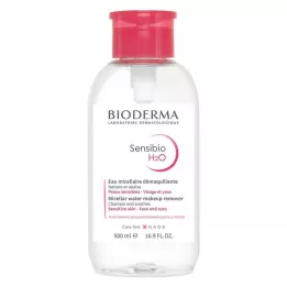 BIODERMA Sensibio H2O rensevæskepumpe, 500 ml