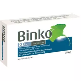 BINKO 80 mg filmovertrukne tabletter, 60 stk