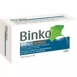 BINKO 80 mg filmovertrukne tabletter, 120 stk