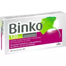 BINKO 120 mg filmovertrukne tabletter, 30 stk