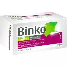 BINKO 120 mg filmovertrukne tabletter, 120 stk