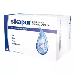 SIKAPUR Silica softgel kapsler med biotin, 90 stk