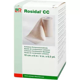 ROSIDAL CC sammenhængende kompressionsbandage 10 cmx6 m, 1 stk