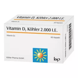 VITAMIN D3 KÖHLER 2.000 IE kapsler, 60 stk