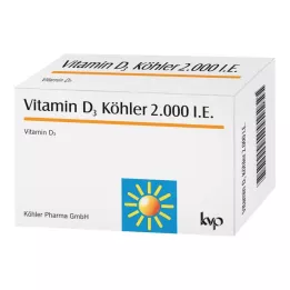 VITAMIN D3 KÖHLER 2.000 IE kapsler, 120 stk