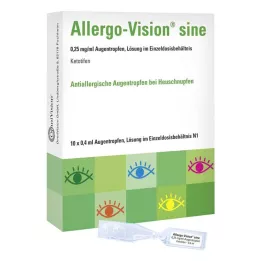 ALLERGO-VISION sinus 0,25 mg/ml AT i enkeltdosisbeholder, 10X0,4 ml