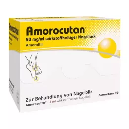 AMOROCUTAN 50 mg/ml medicinsk neglelak, 3 ml