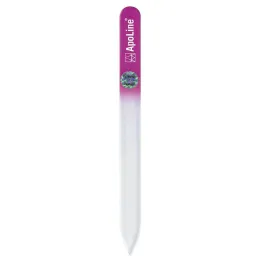 Apoline neglefil glas 14 cm pink, 1 stk