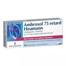 AMBROXOL 75 retard Heumann kapsler, 10 stk