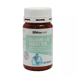 SOVITA CARE Calcium+D3 tabletter, 100 stk