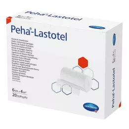 PEHA-LASTOTEL Fikseringsbandage 6 cmx4 m, 20 stk