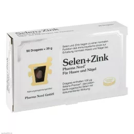 SELEN+ZINK Pharma Nord Dragees, 90 stk